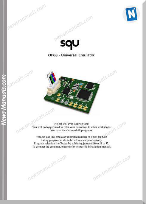 Squ Of68 Universal Emulator Training Manuals