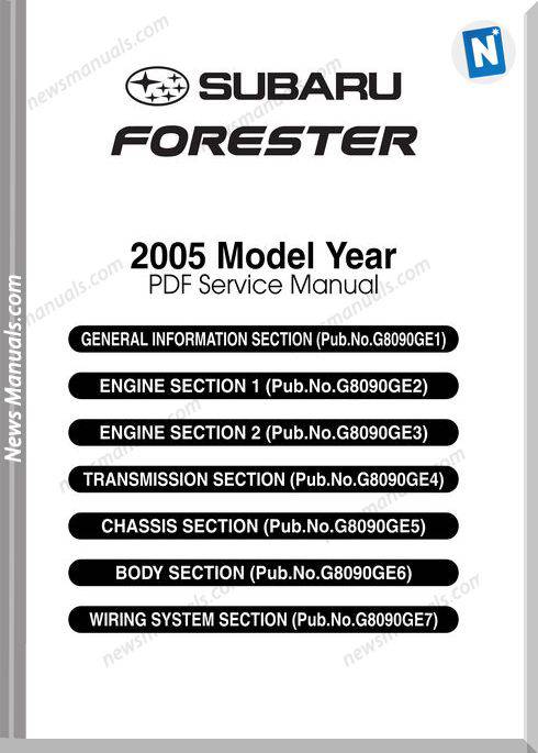 Subaru Forester S11 2005 En Service Manuals