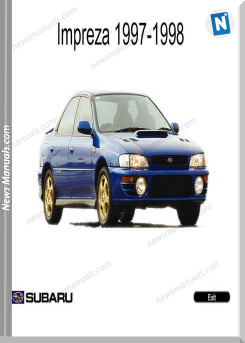 Subaru Impreza My97 98 Service Manual