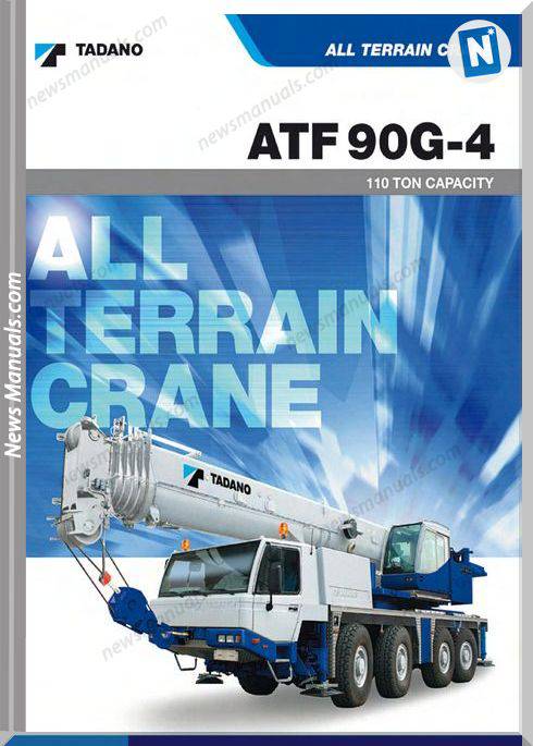 Tadano 110 Ton Atf90G-4 Load Chart User Manuals