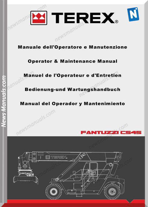 Terex Crane Cs 45 Ks-501808 Operator Manual