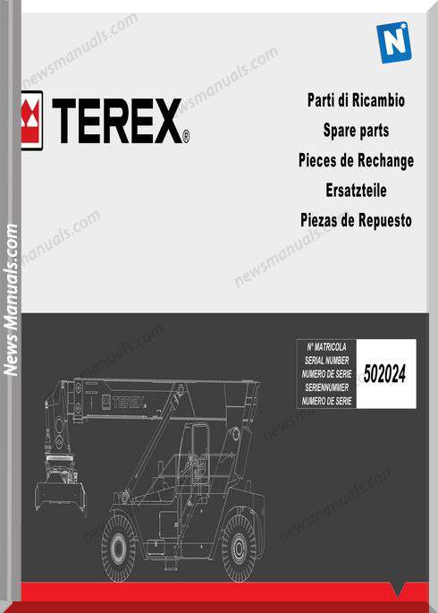 Terex Crane Number 502024 Spare Parts Catalogue