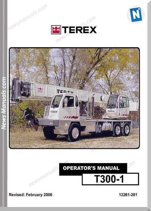 Terex Crane T300-1 Operation Manual