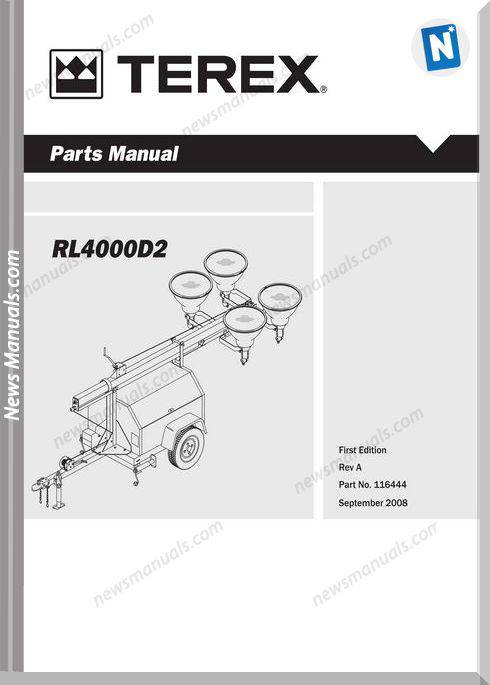 Terex Genie Rl4000D2 Parts Manual