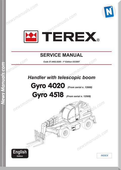 Terex Gyro 4518 Models Service Manual