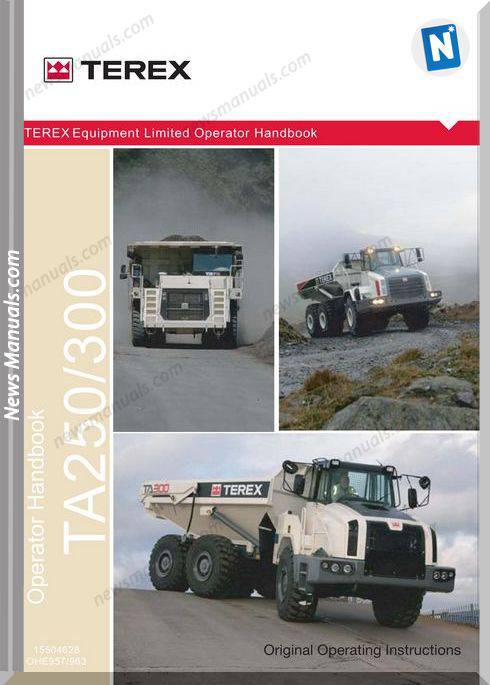 Terex Ta250 Ta300 A957 963 Op Operator Manual