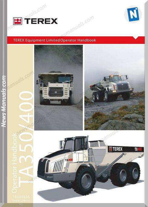 Terex Ta35 40 A972 975 982 Op Operator Manual
