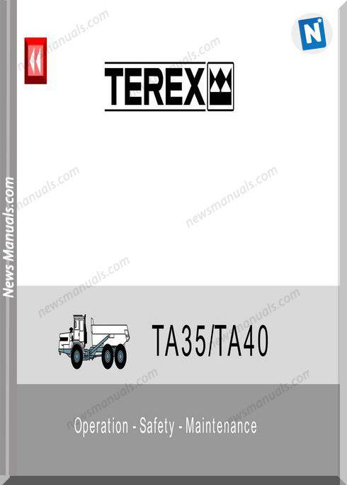 Terex Ta35 Ta40 Operation Safety Maintenance