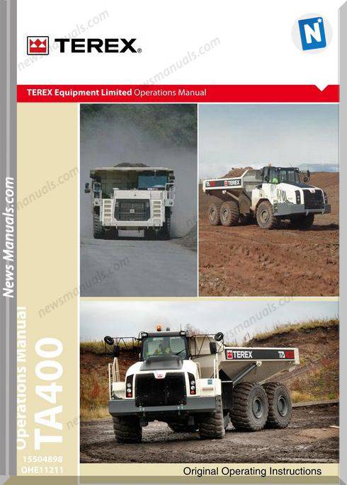 Terex Ta400T2 A11211 15504898 Ohe11211 Operator Manual