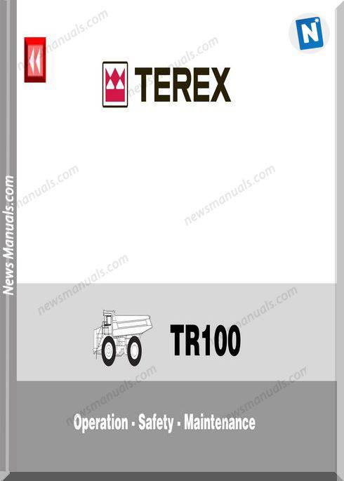 Terex Tr100 T808 Op Operator Manual