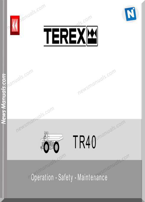 Terex Tr40 Operation Safety Maintenance