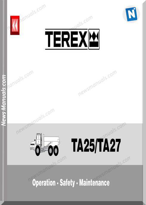 Terex Tr40 Service Maintenance Spanish