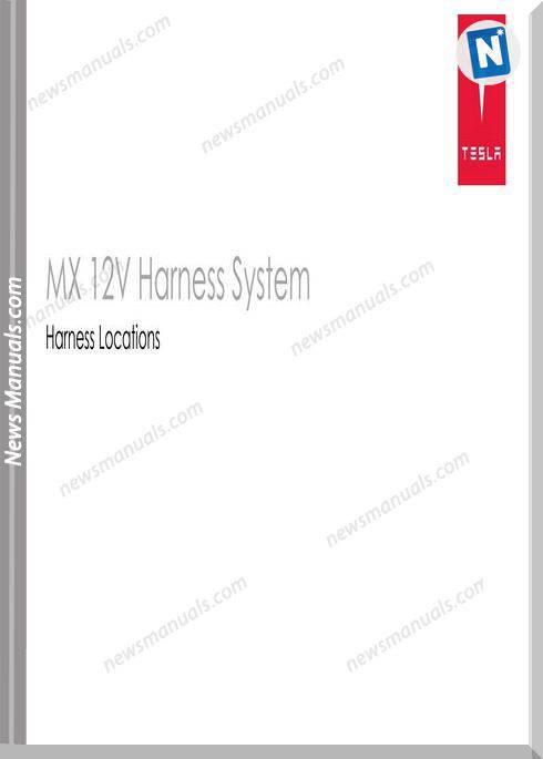 Tesla Model Mx 12V Harness System Wiring Diagram