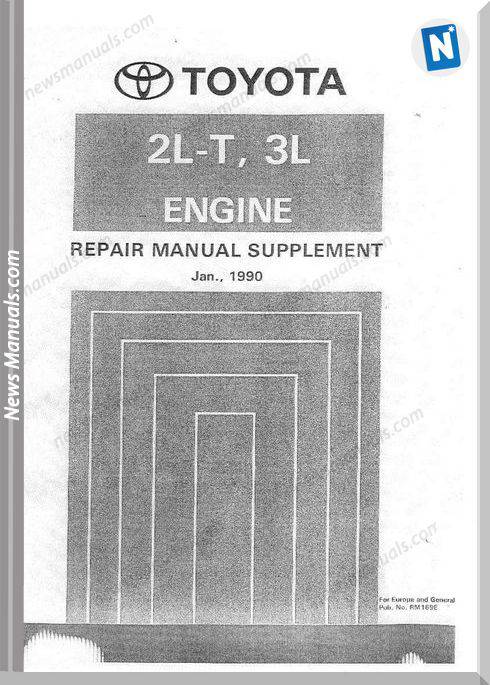 Toyota 2L T 3L Engine Repair Manual