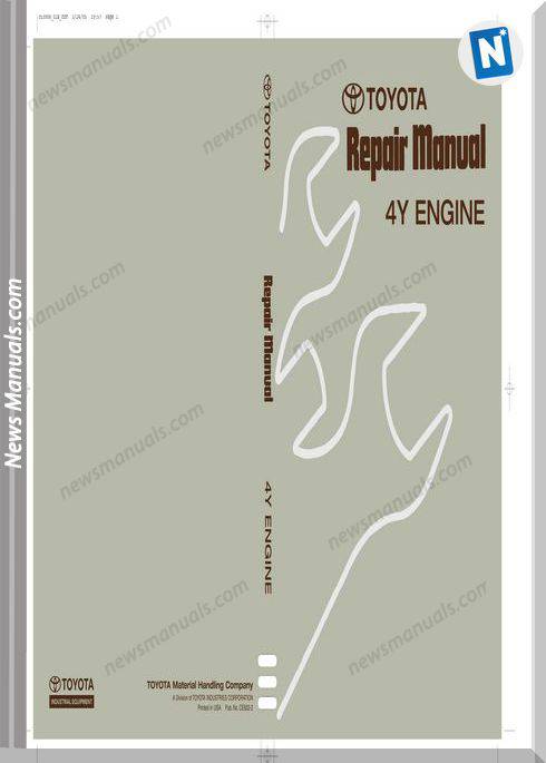 Toyota 4Y Engine Model Repair Manual