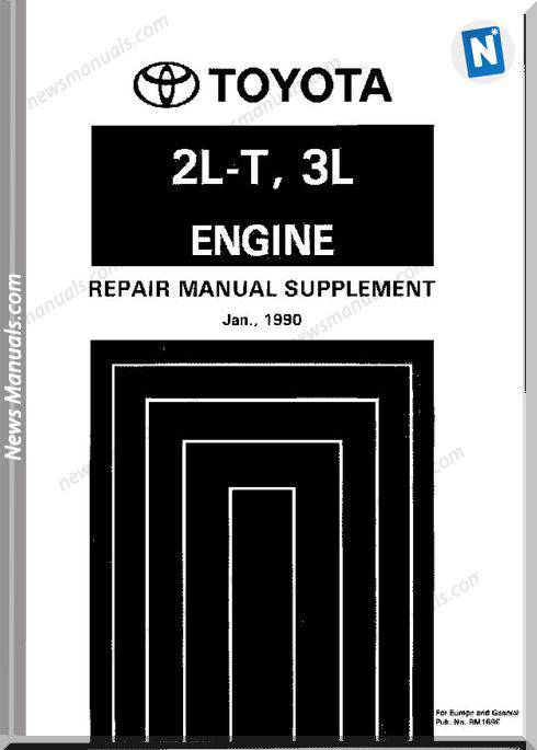 Toyota Hilux Land Cruiser 4Runner Engine Repair Manual