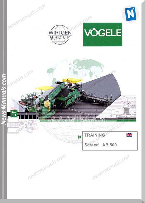 Vogele Ab500 Extending Screed Product Training