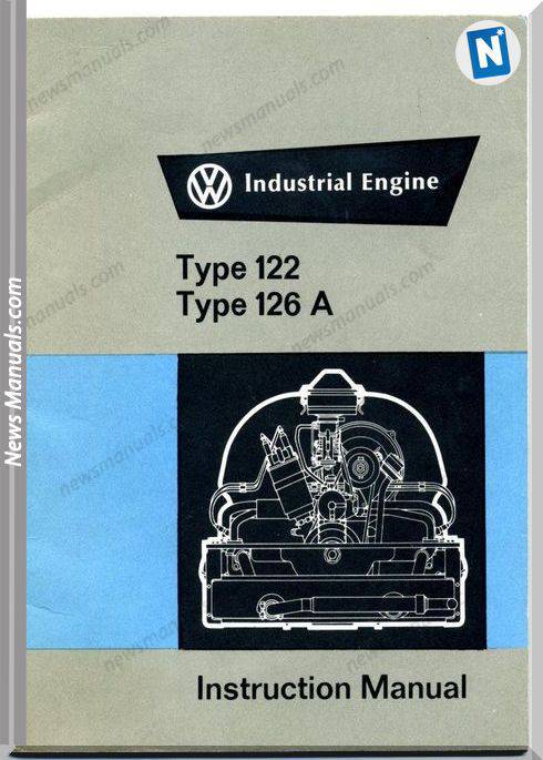 Volkswagen Type 122 126A Engine Instruction Manual