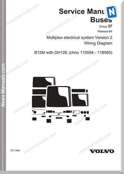 Volvo B12M With Dh12E Service Manual