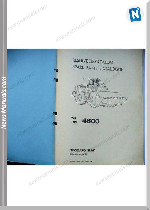 Volvo Bm 4600 Spare Parts Catalogue