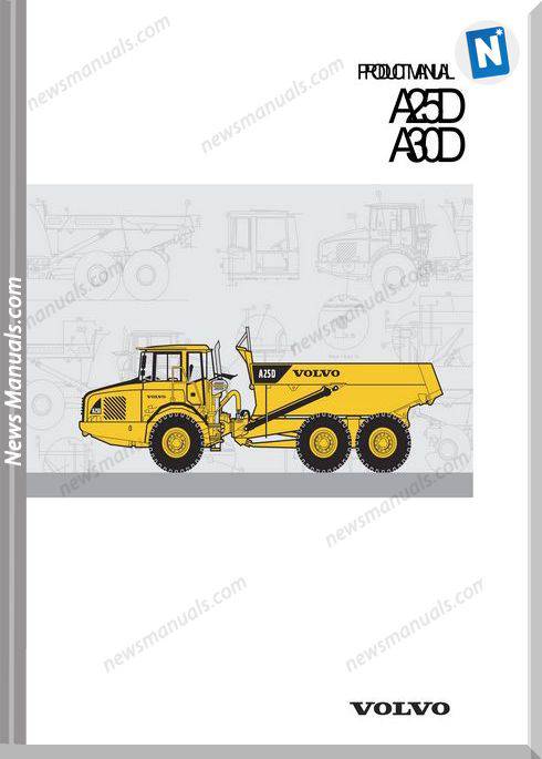 Volvo Dumper A25D And A30D Models User Manuals