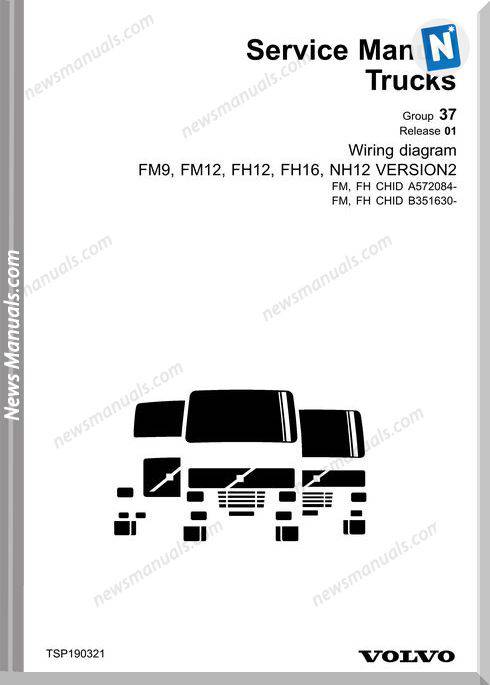 Volvo Fm Fh A572084â591627 B351630-38116 Service Manual