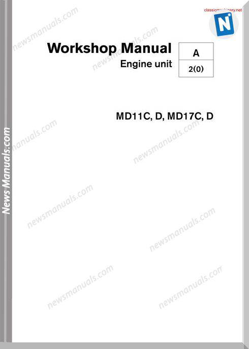 Volvo Penta Md11Cd Md17Cd Workshop Manual