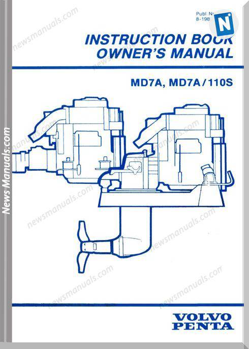 Volvo Penta Md7A Instructions Book