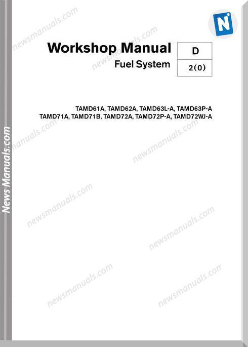 Volvo Penta Workshop Manual Fuel System