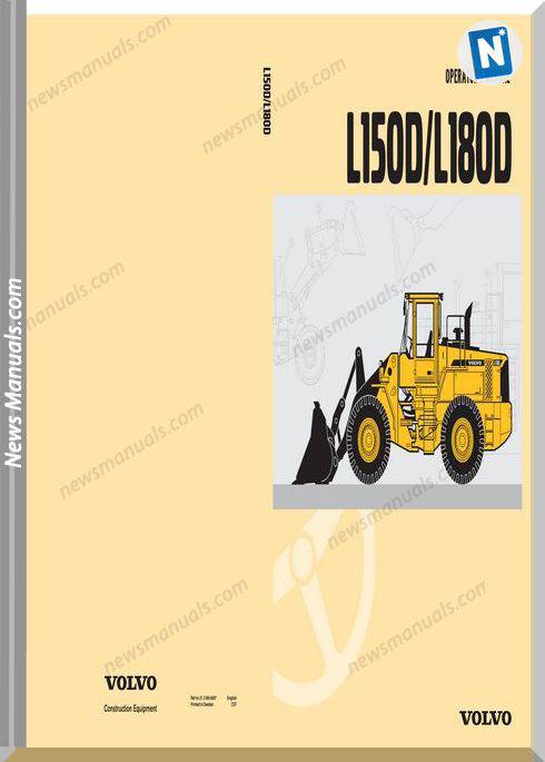 Volvo Wheel Loader L150D,L180D Operator Manual