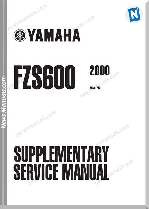 Yamaha Fazer Fzs600 2000 Supplementary Service Manual