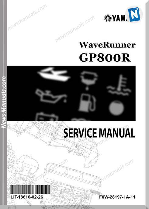 Yamaha Service Manual Gp800R