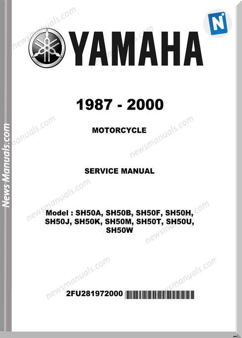 Yamaha Sh50 Service Manual