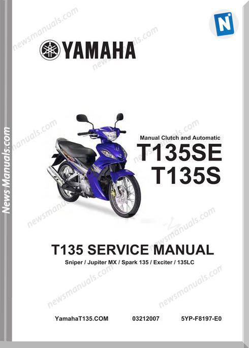 Yamaha T135 Service Manual Complete