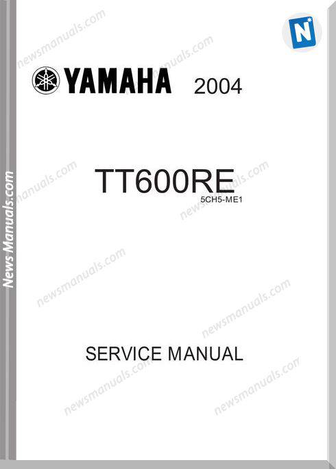 Yamaha Tt600Re 2004 Service Manual