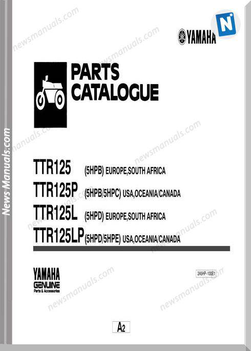 Yamaha Ttr125 Parts Catalogue