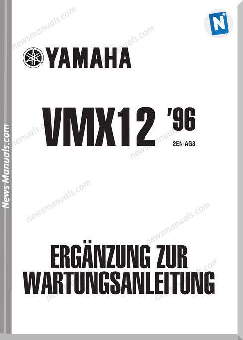 Yamaha Vmx12 96 01 Complementary Service Manual German