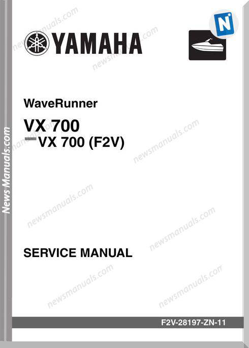 Yamaha Vx700 Service Manual