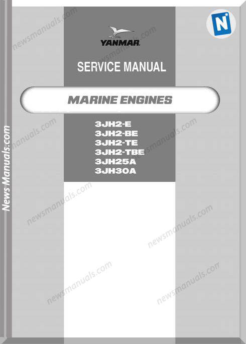 Yanmar 3Jh2 E Bt Te Tbe Jh25A Jh30A Service Manual