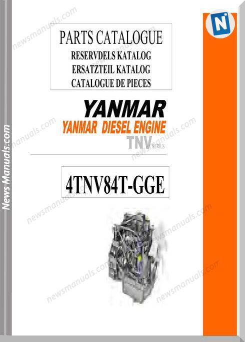 Yanmar 4Tnv84T Gge Engine Parts Catalog