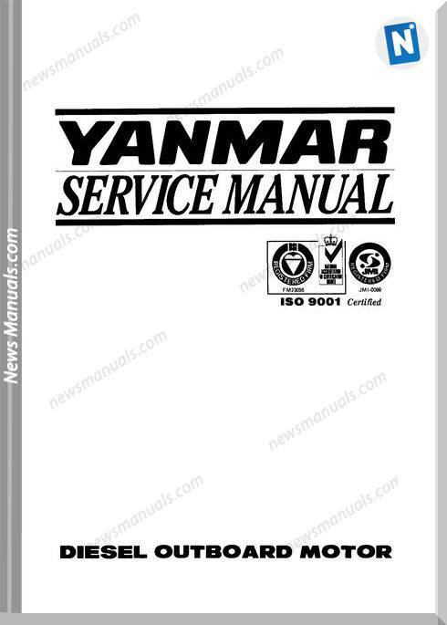 Yanmar D27A D36A Engines Outboard Motor Service Manual