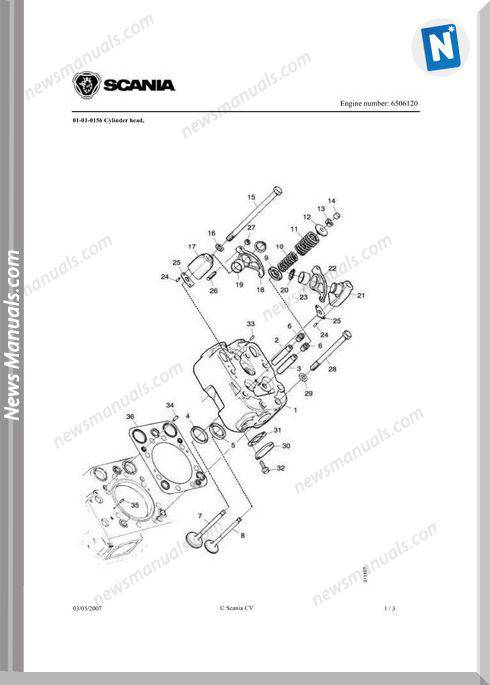 Yanmar Dc14 500 Kva Wpy500 Engine Parts Catalog
