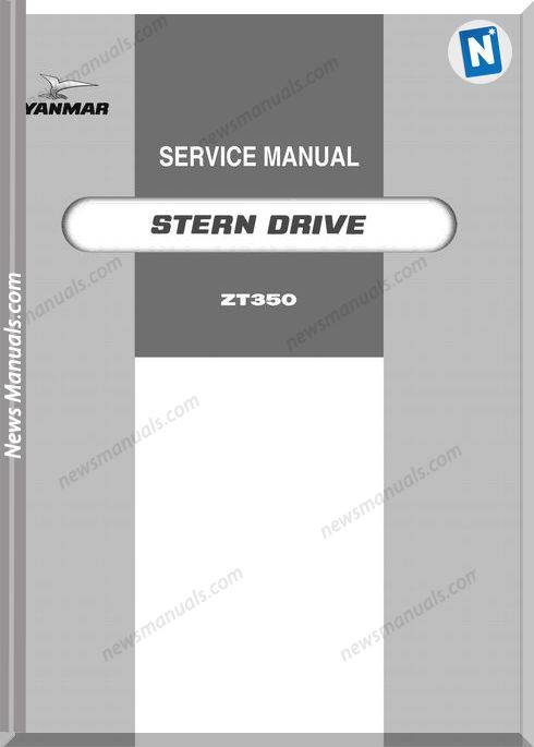 Yanmar Gearbox Zt350 Stern Drive Service Manual