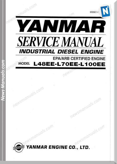 Yanmar L48 70 100Ee Service Manual
