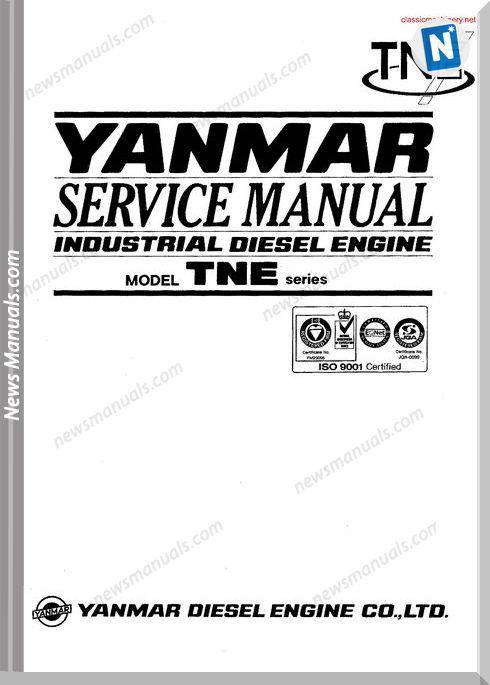 Yanmar Tne Series Servicehandbook