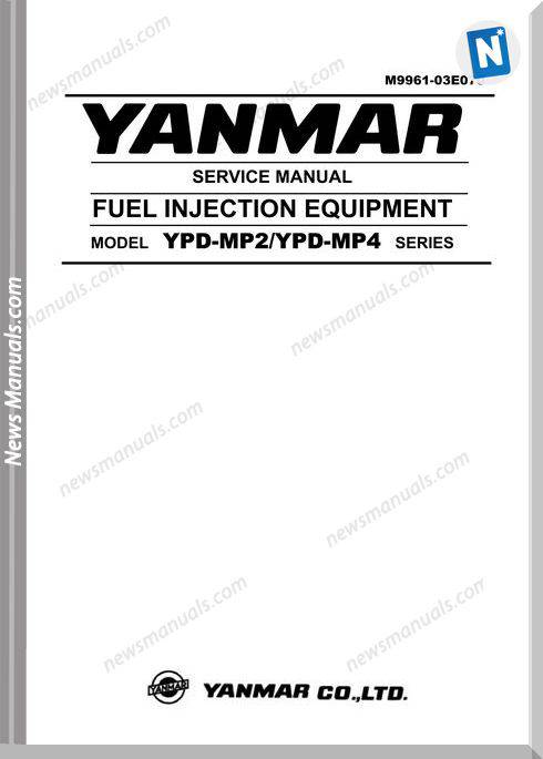 Yanmar Ypd-Mp2, Ypd-Mp4 Series Service Manual