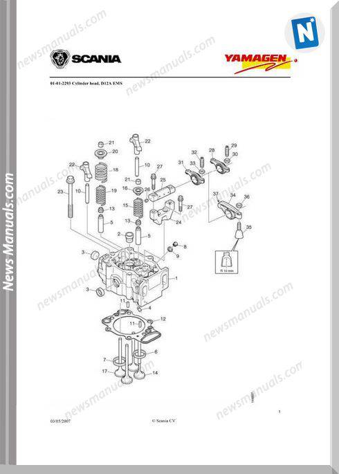 Yanmar Ys Dc12 Engine 400 Kva Wpy400 Parts Catalog