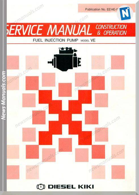 Zexel Diesel Kiki Ve Pump Ee14E-11023 Operation Manual