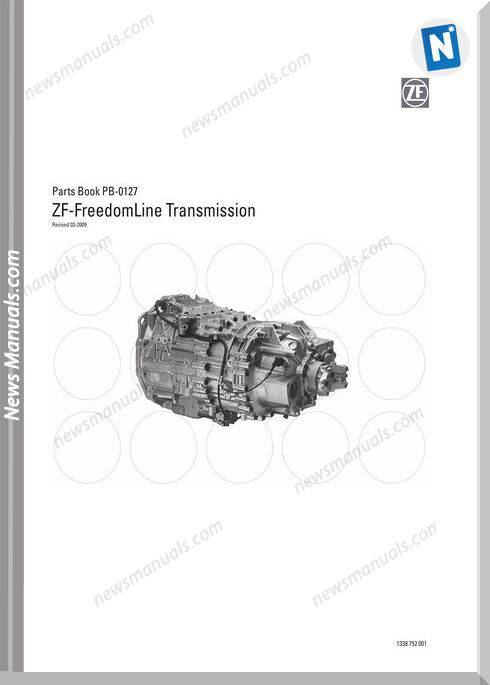Zf-Freedomline Transmission Parts Manual (Pb0127 09)