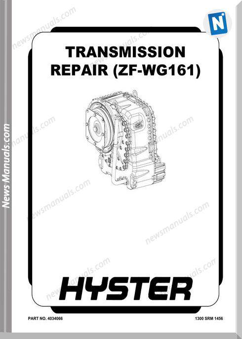 Zf-Wg161 Transmission Repair Manual